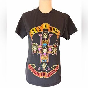 Guns N Roses Black Graphic Tee